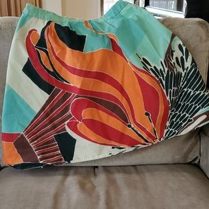 Brightly colored skirt by Anthropology
